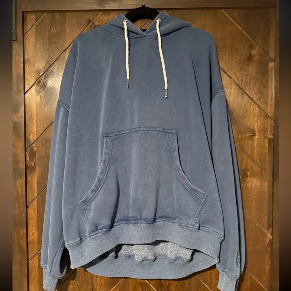 Free People Blue Final Call Hoodie